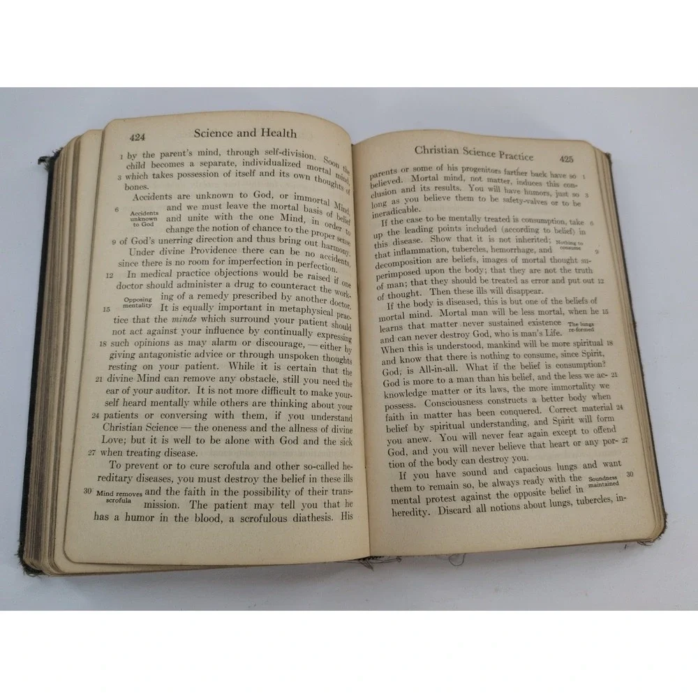 RARE SUNDAY SCHOOL ED🌿Science Health Key to the Scriptures Mary Baker Eddy 1934
